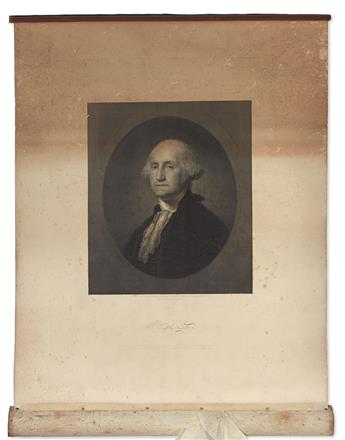 (WASHINGTON, GEORGE--PRINTS.) Pair of Washington portraits.